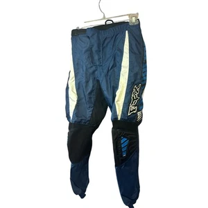 fox motocross blue black kids pants 180 racing youth size 12/14 (28) - Picture 1 of 9