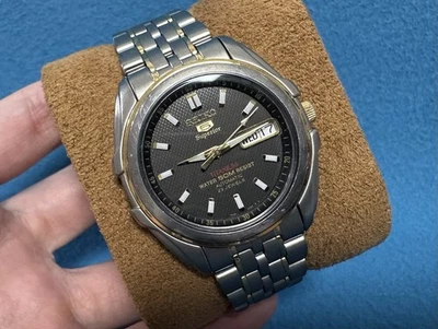 Reloj Hombre Seiko 5 Vintage Superior Automático 7S36-0140 Titanio Foto 1 de 4