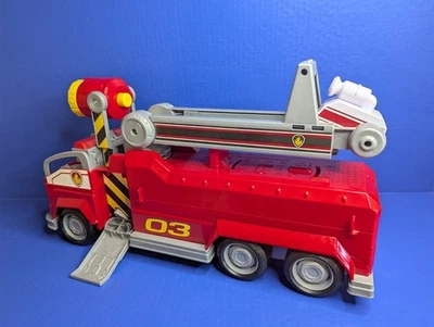 Paw Patrol Ultimate Rescue Fire Big Truck W/ Ladder Lights Sound (VERY GOOD) - Image 1 of 4