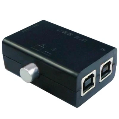 USB Sharing Share Switch Box Hub 2 Ports PC Computer Scanner Printer Manual H - Image 1 of 4