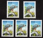 Fiji NEW 2026 Bird surcharge overprint 85c xxx & 85c-$1.50 XX on 63c set MNH