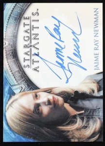 2005 Stargate Heroes Atlantis Jaime Ray Newman als Lt. Laura Cadman Autogramm - Bild 1 von 2