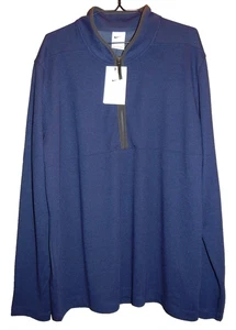Nike Golf Men's Dri-Fit Victory 1/2 Zip Top / Jacket Size XL GM2143 Navy Blue - Picture 1 of 4