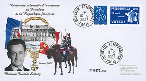 EP07-4 FDC "France 2007 Presidential Election - Inauguration Day SARKOZY" 2007 - Picture 1 of 1