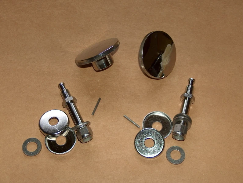 NUEVO Kit de perilla de asiento/perno de choque Norton Commando Billet aluminio/ino inoxidable 750 850 Foto 1 de 1