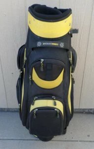 Tour Trek  10 way, Black and Yellow Cart Bag - Picture 1 of 5