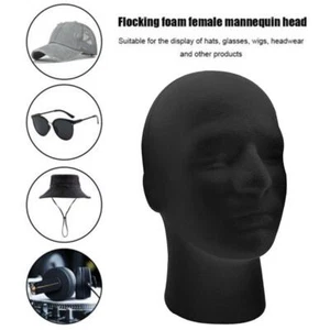 Practical Male Foam Mannequin Head Model Hat Wig Glasses Display Stand Racks UK - Picture 1 of 10