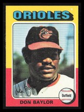Don Baylor 1975 Topps #382  Baltimore Orioles
