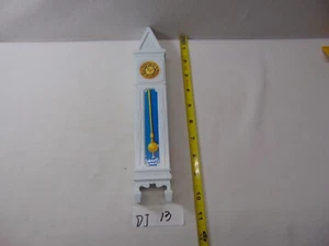 Barbie Tall Clock Grandfather Clock Blue Box Toys White VTG Doll House Furniture - Picture 1 of 7