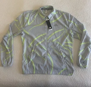 Adidas Running Jacket Break The Norm IK4983 Men’s Small Holo Silver NWT $100 - Picture 1 of 10