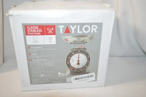 Báscula mecánica para alimentos de cocina Taylor con tazón, pesa hasta 11 libras, Mea - Imagen 1 de 5