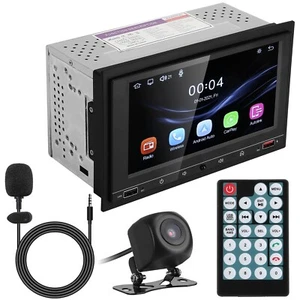 7" Universal Wireless Car MP5 Player Touch Screen FM Radio Camera Remote Control - Picture 1 of 12