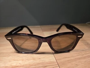VINTAGE B&L RAY-BAN WAYFARER TORTOISE SHELL SUNGLASSES RB2140 frames Only! - Picture 1 of 9