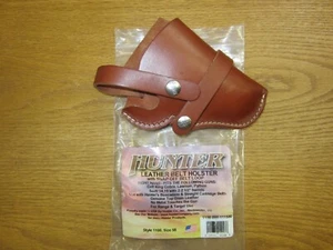 Hunter Leather Holster for Medium Frame 38 & 357 2 1/2" Barrels RH Size 58 - Picture 1 of 2