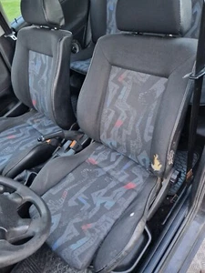 VW GOLF VENTO JETTA MK3 GT GTi VR6 16V ABF FRONT & REAR SEATS INTRRIOR SET BLACK - Bild 1 von 4