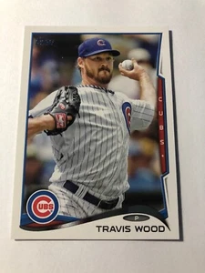 2014 Topps Travis Wood Baseball #511 Chicago Cubs - Picture 1 of 2