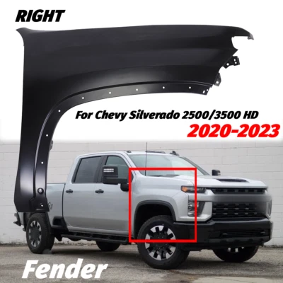 For Chevrolet Silverado 2500/3500 HD 2020-2023 Passenger Side | Front Fender New - Image 1 of 4