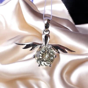 21 Ct Natural Yellow Sapphire Pendant – Certified Gemstone in 925 Silver SG013 - Picture 1 of 4