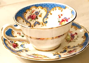 Rutland Grosvenor Porcelain Vintage TEA CUP & SAUCER SET - Made in England - Picture 1 of 7