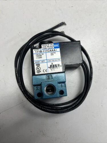 1PC Solenoid Valve 111B-111CA Valves Inc. 111B-111CAAA - Image 1 of 1