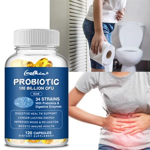 Probiotika 100 Milliarden KBE-Linderung Von Verstopfung Und Blähungen,Verdauung - Bild 1 von 11