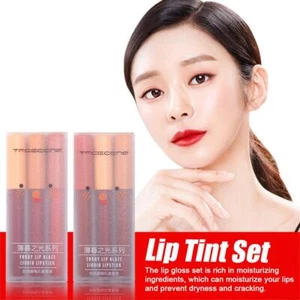 Lip Tint Set Matte Lip Gloss Tint Set Waterproof Lipstick Set Makeup Beaut1212 - Picture 1 of 25