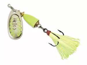 Blue Fox Classic Vibrax Glow Spinner - Glow Chartreuse - Größe 2 Klinge 3/16 Unzen - Bild 1 von 1