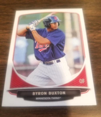 2013 BOWMAN PROSPECTS CARD BP1-110 BYRON BUXTON/CORREA (110-CARD PROSPECT SET) - Image 1 of 2