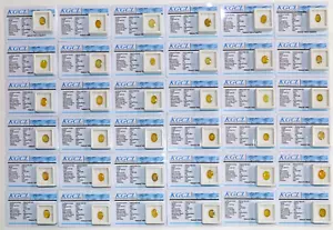 Natural Yellow Sapphire Oval Cut Ceylon Certified Gemstones Lot~174.65 Ct /36 Pc - Picture 1 of 3