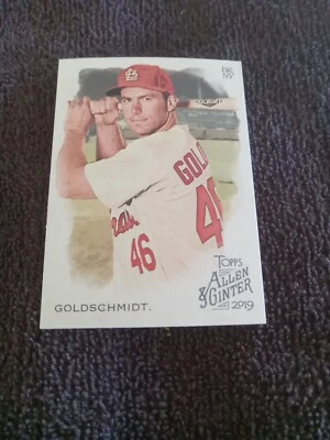 2019 Topps Allen&Ginter Paul Goldschmidt St Louis Cardinals Baseball Card #62 - Image 1 of 2