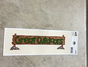🌞COCK-A-DOODLE PAGE PIECES CARD STOCK "GREAT OUTDOORS "🏖️🌞 - Picture 1 of 1