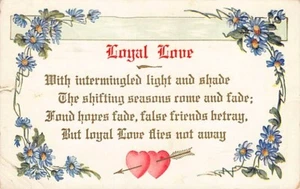 Postal: Amor leal, corazones, publicada 1911 - Imagen 1 de 2