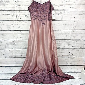 L'amour Women's Formal Beaded Prom Gown Maxi Dress [Size 8] - Picture 1 of 13
