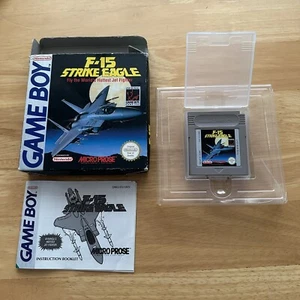 F-15 Strike Eagle - Nintendo Game Boy - PAL - Boxed &Complete - Imagen 1 de 3