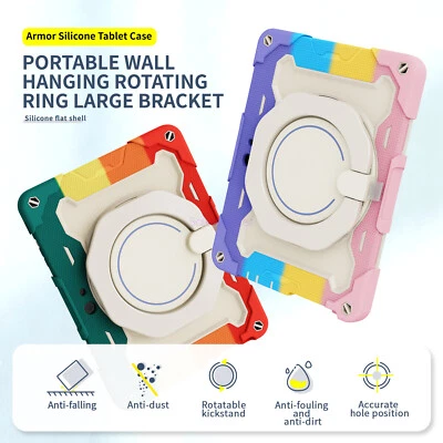 For Microsoft Surface Go 1/2/3 Shockproof Portable Tablet Case w/Rotating Stand - Image 1 of 4