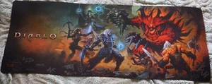 Signed Blizzcon 2017 Diablo 3 Oversized Desk Mat - Picture 1 of 3
