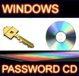 Password Recovery CD Disc for Windows Vista, Win XP, Win 7, 8, 10 - Picture 1 of 2