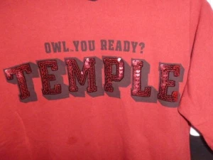 SUDADERA LIGERA VICTORIA'S SECRET ROSA TEMPLE OWLS TALLA PEQUEÑA... ¡¡GUAU!!! - Imagen 1 de 5