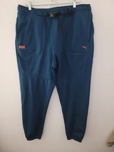Puma Helly Hansen X Winterized XL Herren blau grün Freizeit sportlich Jogginghose - Bild 1 von 8