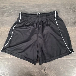 Augusta Sportswear Youth Small Black Elastic Drawstring Athletic Shorts New - Picture 1 of 8