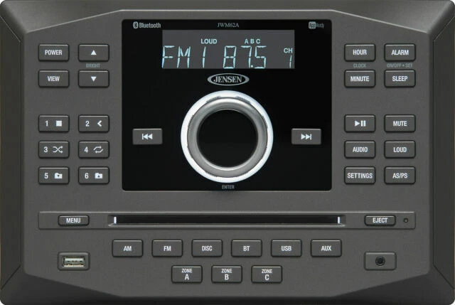 Jensen JWM62A RV Receiver Remote Radio