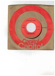 The Beatles POP 45 (Capitol 5587) Nowhere Man/What Goes On - Imagen 1 de 2