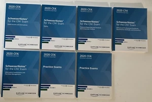 Kaplan Schweser 2020 CFA Program Exam Prep Level II-Set of 5+ Exam *LIKE A NEW* - Bild 1 von 6
