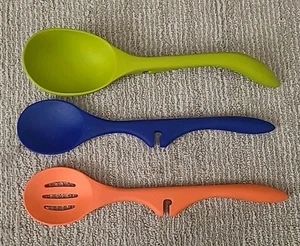 Set of 3 Rachael Ray Lazy Spoon, Ladle & Slotted Spoon, Silicone - Picture 1 of 1