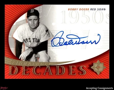 2005 Ultimate Signature Decades #BD Bobby Doerr AUTO RED SOX - Image 1 of 2