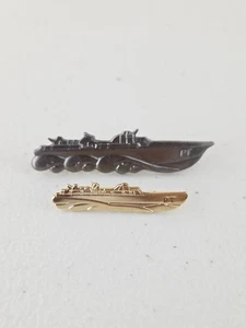 (2x) PT BOAT LAPEL PIN/TIE TACK/HAT PIN WW2 Navy  - Picture 1 of 10