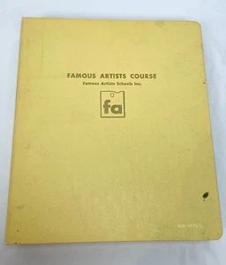 Famous Artists Course Lesson 9-16 Yellow Binder 1960 - Imagen 1 de 8