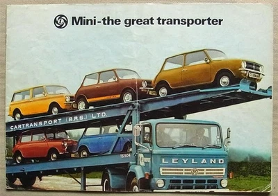 MINI Car RANGE Sales Brochure March 1977 #3196/C 850/1000 CLUBMAN 1275GT - Image 1 of 4