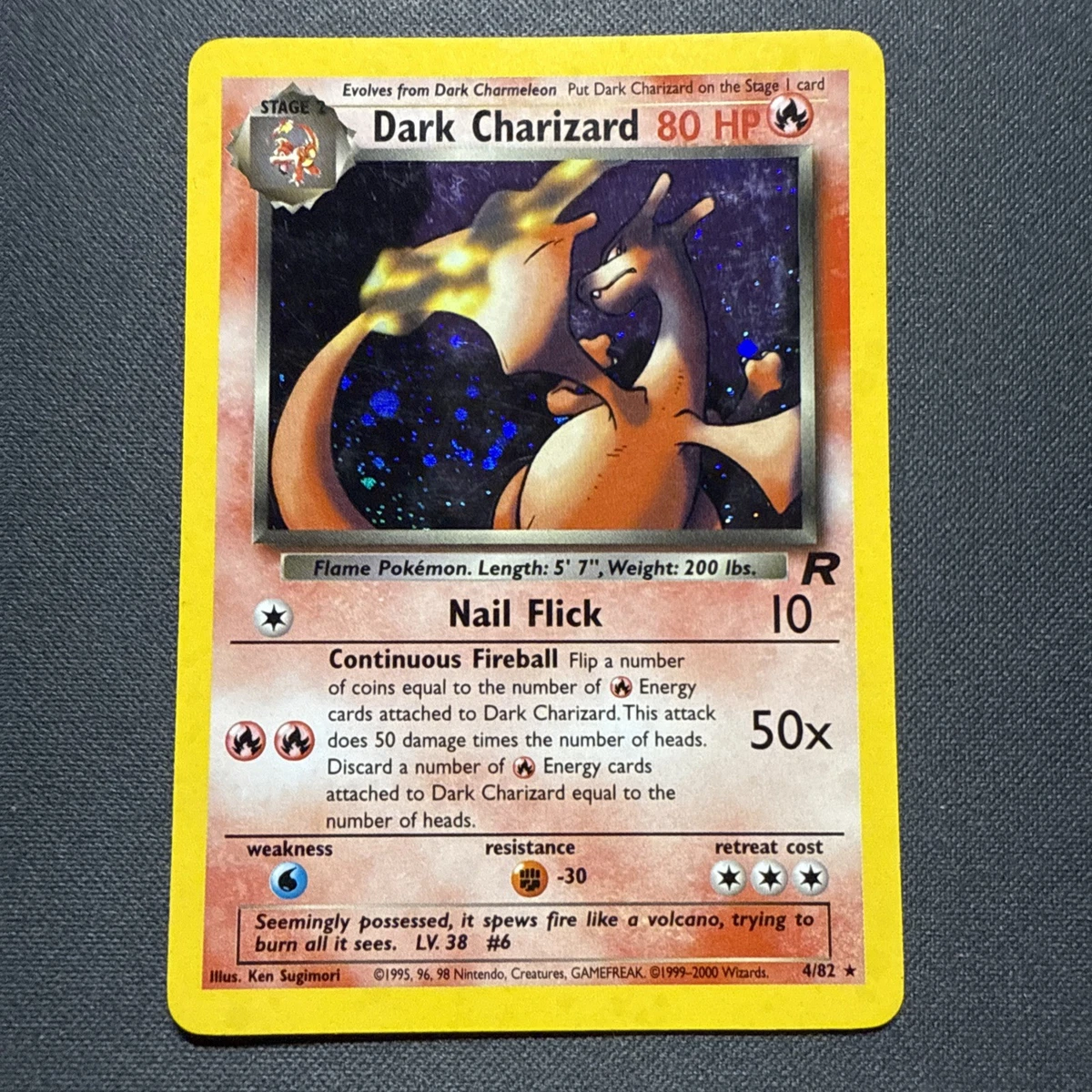 Darkness Charizard Pokémon TCG Individual Collectible Card Game