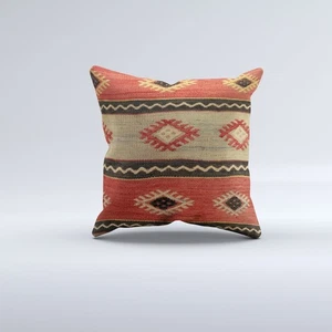 Funda de Cojín Kilim 40x40 cm 16x16 en Funda de Almohada Cuadrada Turca Vintage 41139 - Imagen 1 de 5